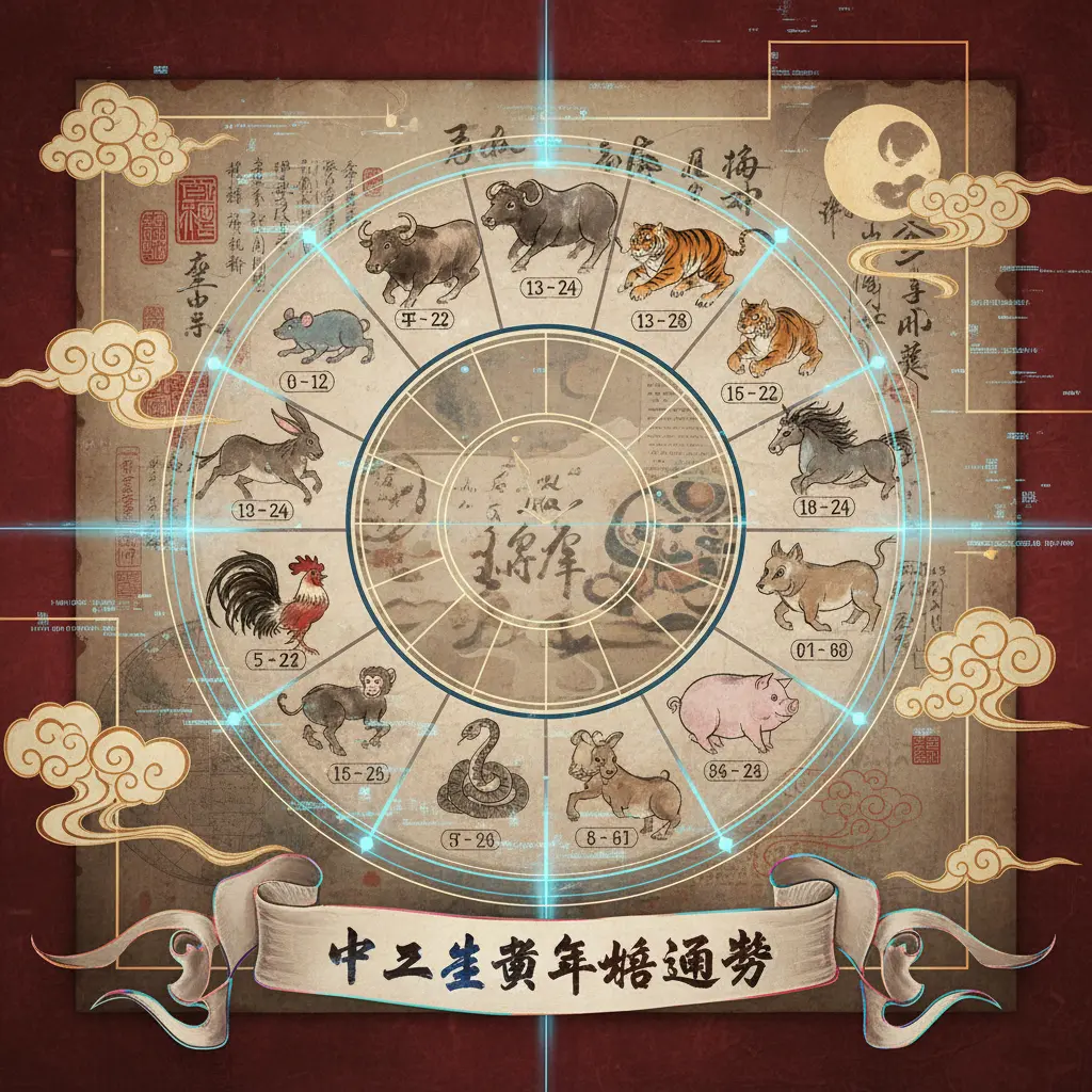 農民曆 - 十二生肖年齡運勢