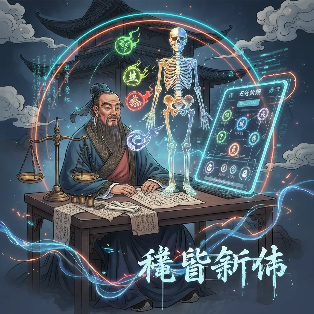 五行查詢 - 稱骨算命