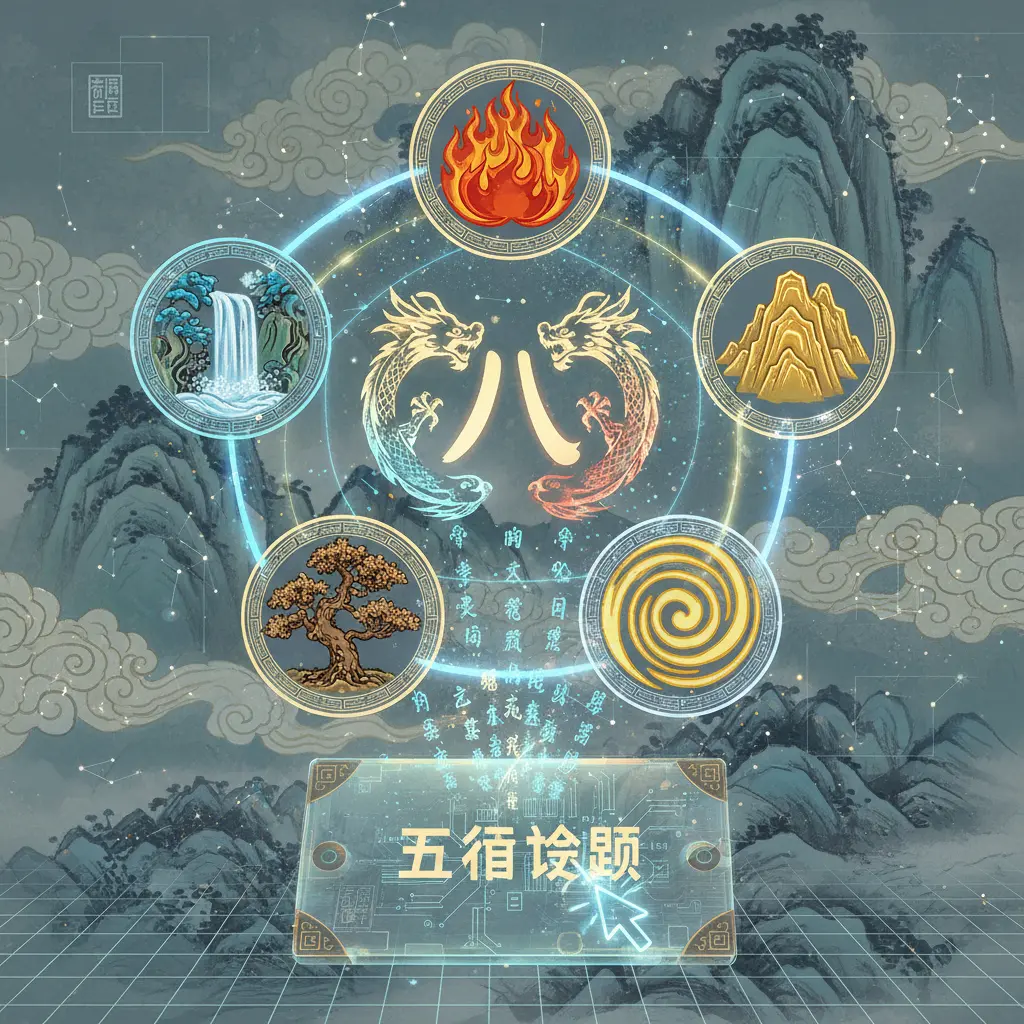 五行查詢 - 八字五行